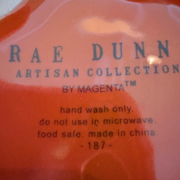 Rae Dunn Iridescent Orange Pumpkin Candy Dish - Picture 2 of 4